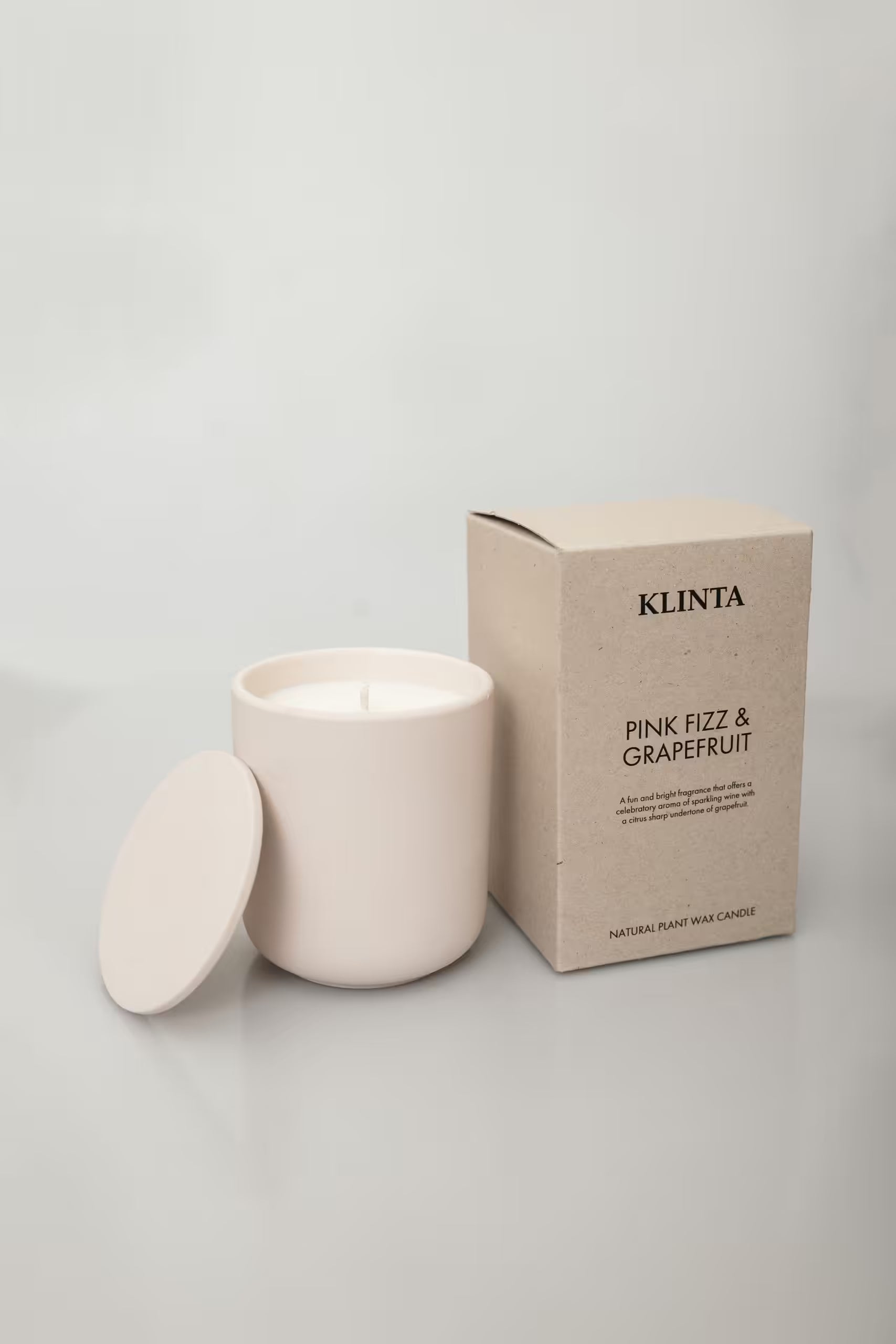 Doftljus & Massageljus Pink Fizz & Grapefruit Keramik