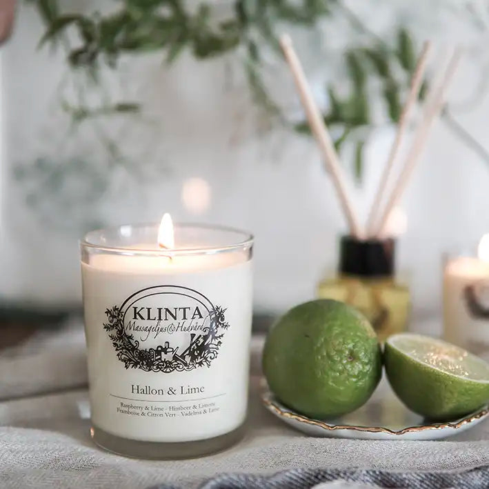 Doftljus & Massageljus Hallon & Lime