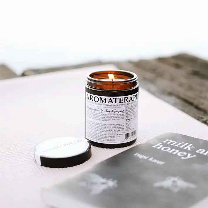 Doftljus & Massageljus Häsofrämjande Tea Tree & Geranium Aromaterapi