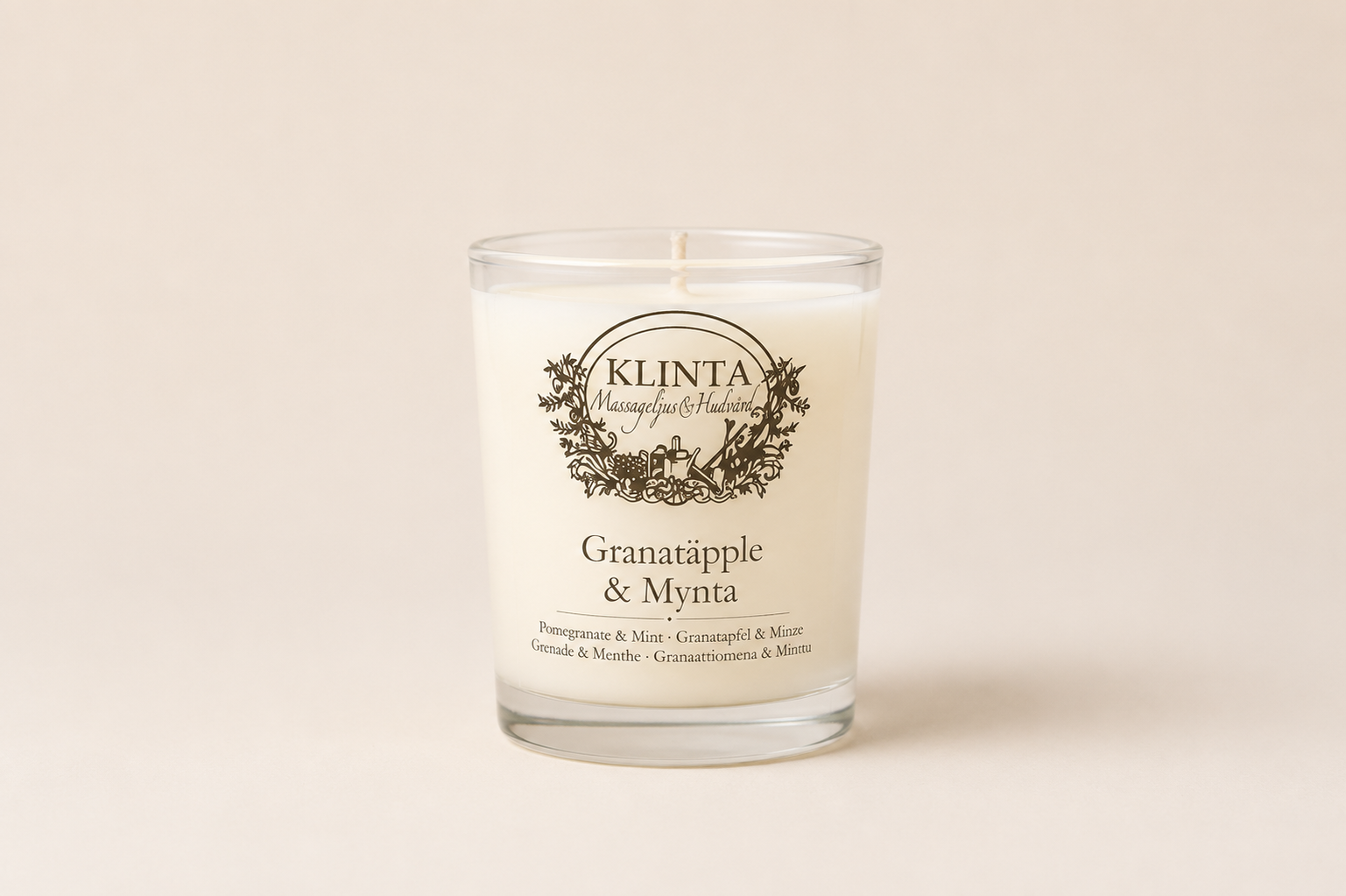 Pomegranate & Mint Scented Candle & Massage Candle