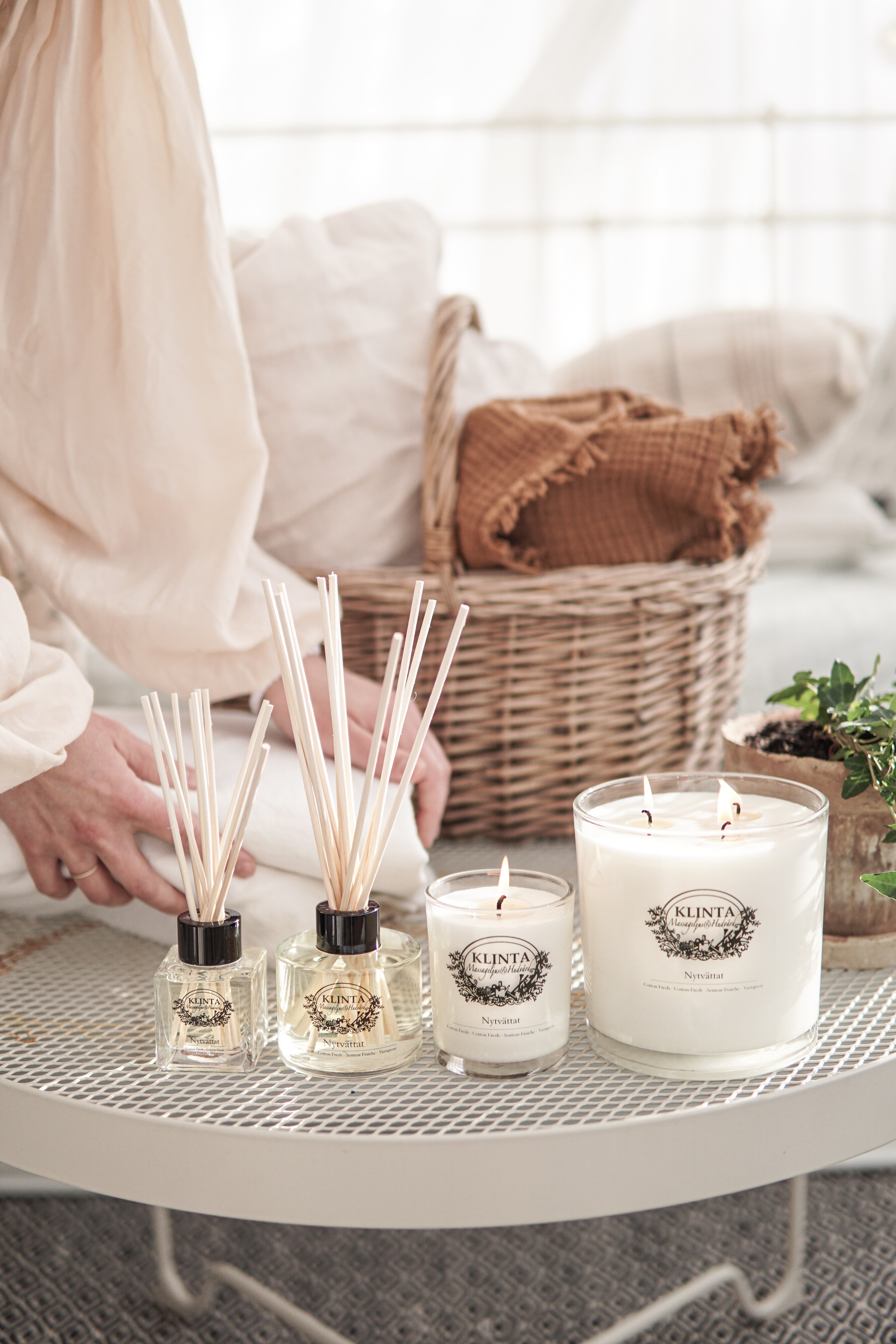 Duftkerzen & Massagekerzen Frisch gewaschen Brenndauer 18h