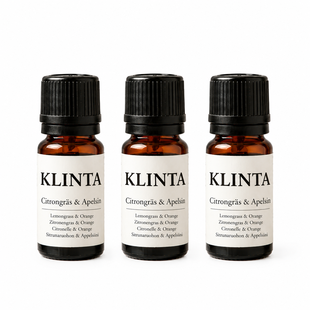 Doftoljor Kit — Citrongräs & Apelsin 3-pack