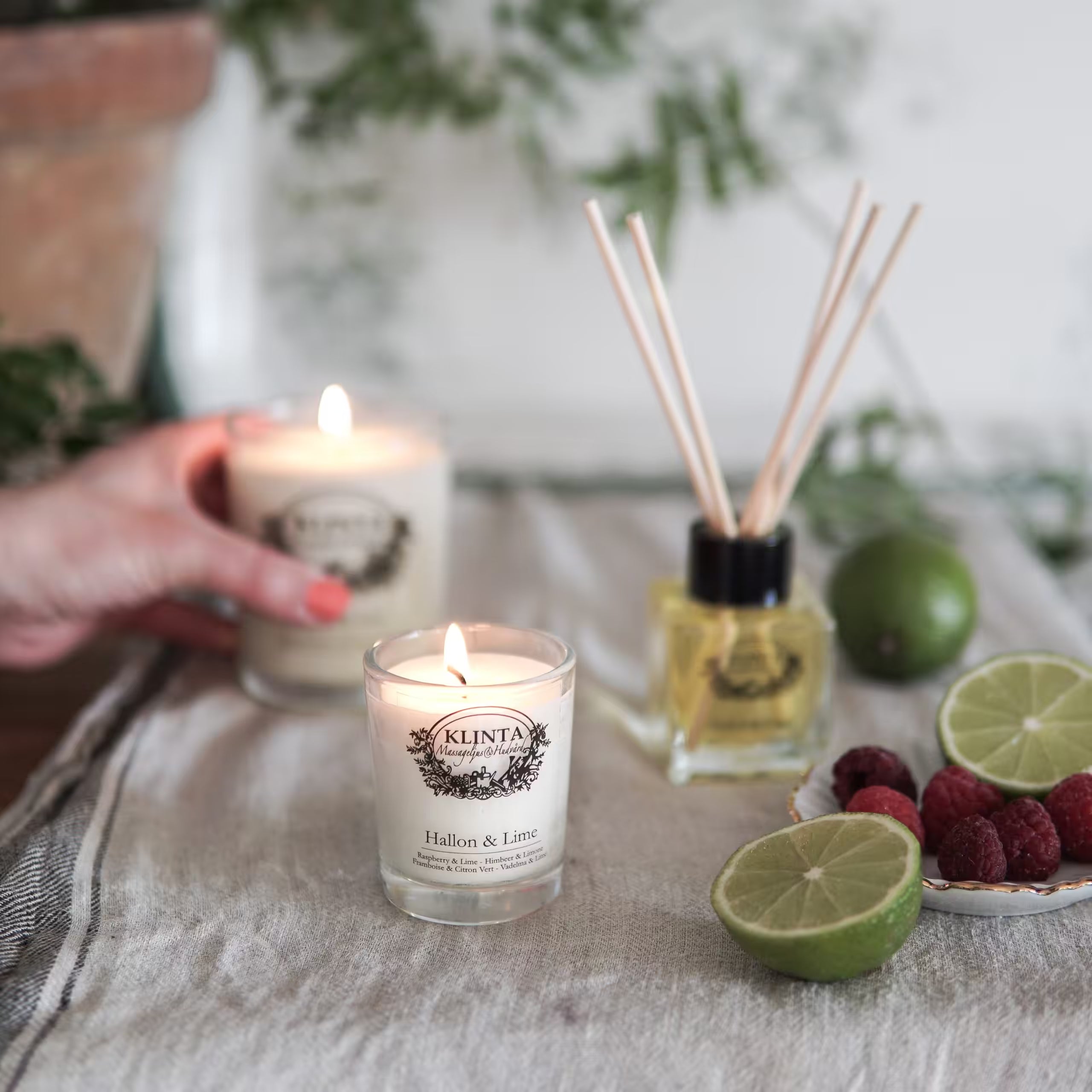 Doftpinnar Hallon & Lime